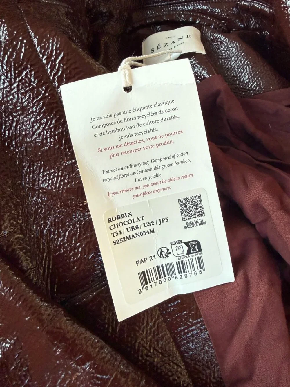 Sezane Robbin Jacket & Malia Skirt Matching Set - Picture 4 of 5